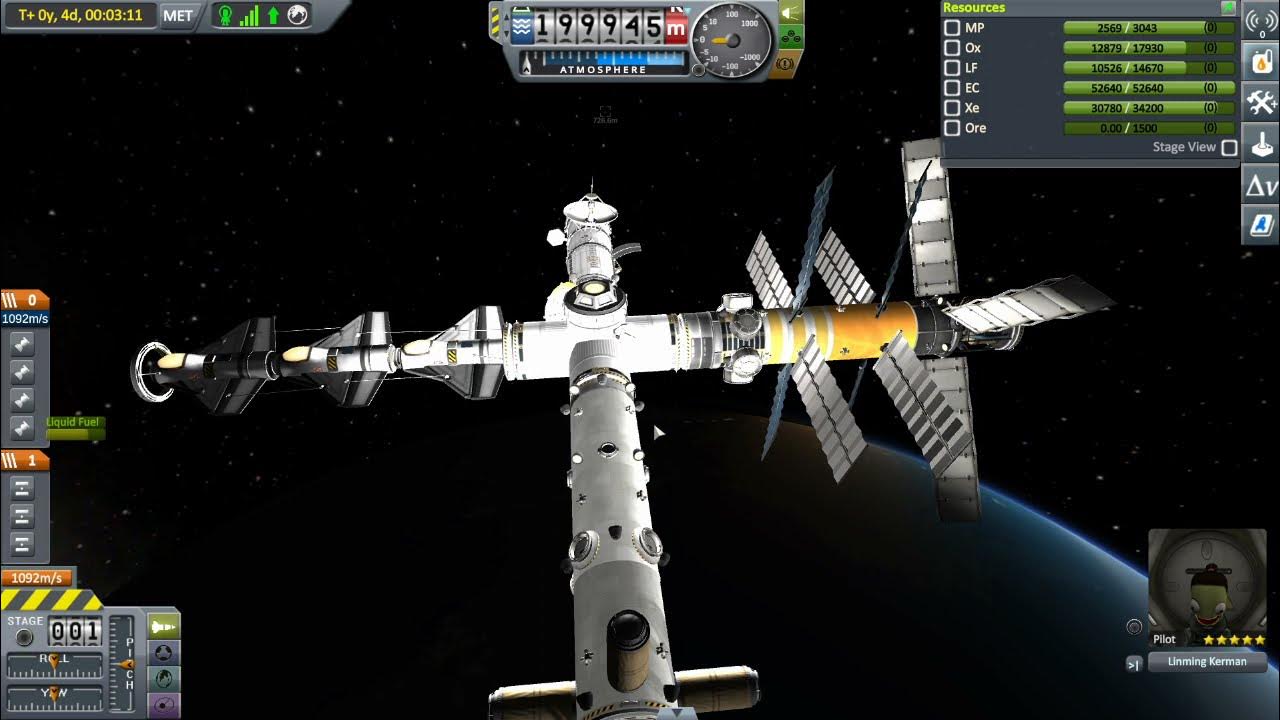 KSP Xbox One sandbox space station YouTube