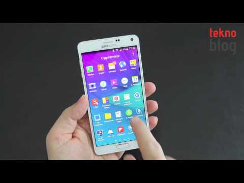 Video: Note 4'ün çıkarılabilir bir pili var mı?