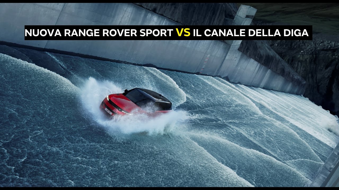 Nuova Range Rover Sport scala una diga in Islanda | Spillway Challenge ...