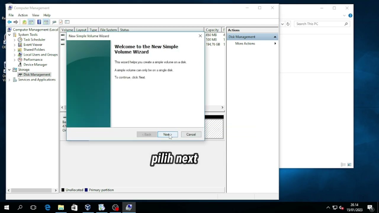 Cara Mengatasi Local Disk D hilang - Partisi Yang Hilang di Windows 10