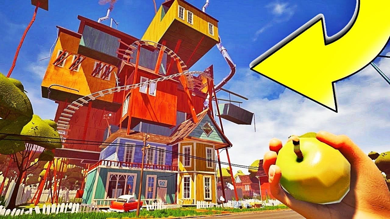 La nouvelle maison de mon voisin !!!!!! Hello neighbor acte 3 . - YouTube