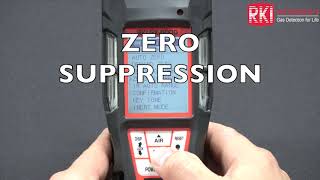 RKI GX-6000 6 Gas PID and Super Toxics Gas Monitor - Menu