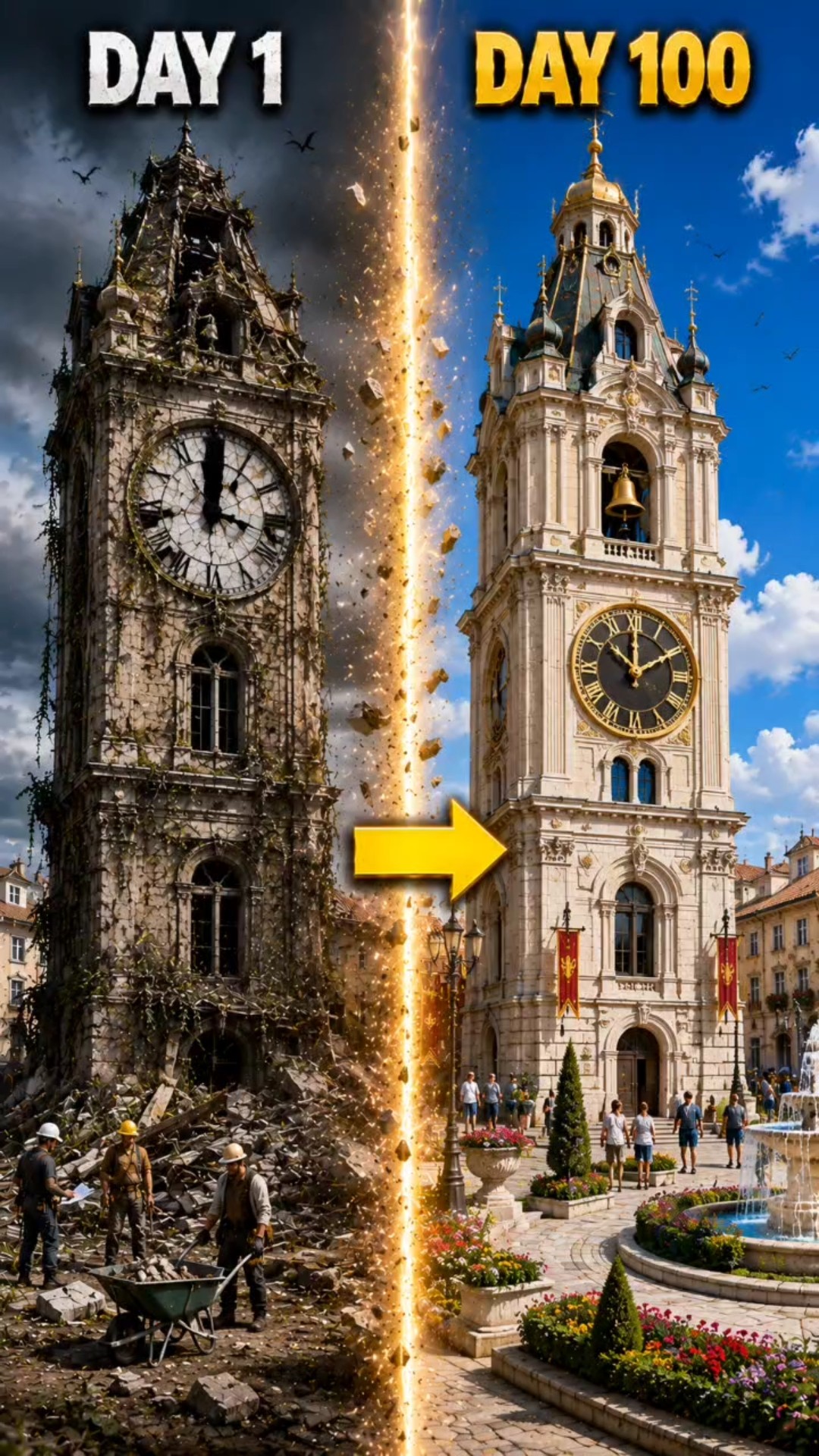🕰️ I Fixed This 500-Year-Old Clock Tower! 😱 - YouTube