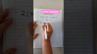 How To Solve Linear Equations With Brackets,