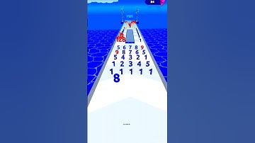 Merge Numbers - Numbers Run 3D #games #gaming #youtubeshorts