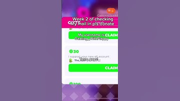 Week 2 of checking my mail in pls donate #roblox #shorts #robloxedit #robloxmemes #memes #viral