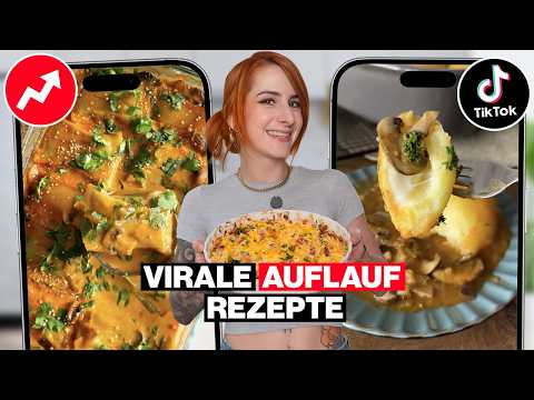Ich teste virale AUFLAUF Rezepte von TikTok & Instagram