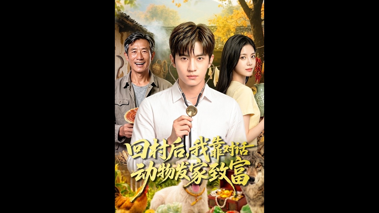 【一口气看完】《回村后，我靠对话动物发家致富》#短剧 #AI短剧 #逆袭 #drama #爽剧 #鲨鱼先生