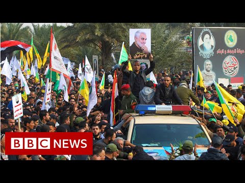 Qasem Soleimani: Crowds gather in Iraq for funeral procession – BBC News