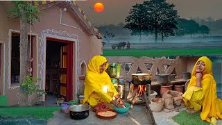 Village Cooking Traditional Aloo Ghost|Zindagi Se Thak Gaya, Lakin Himmat Nhi Koya| Living Alone😔
