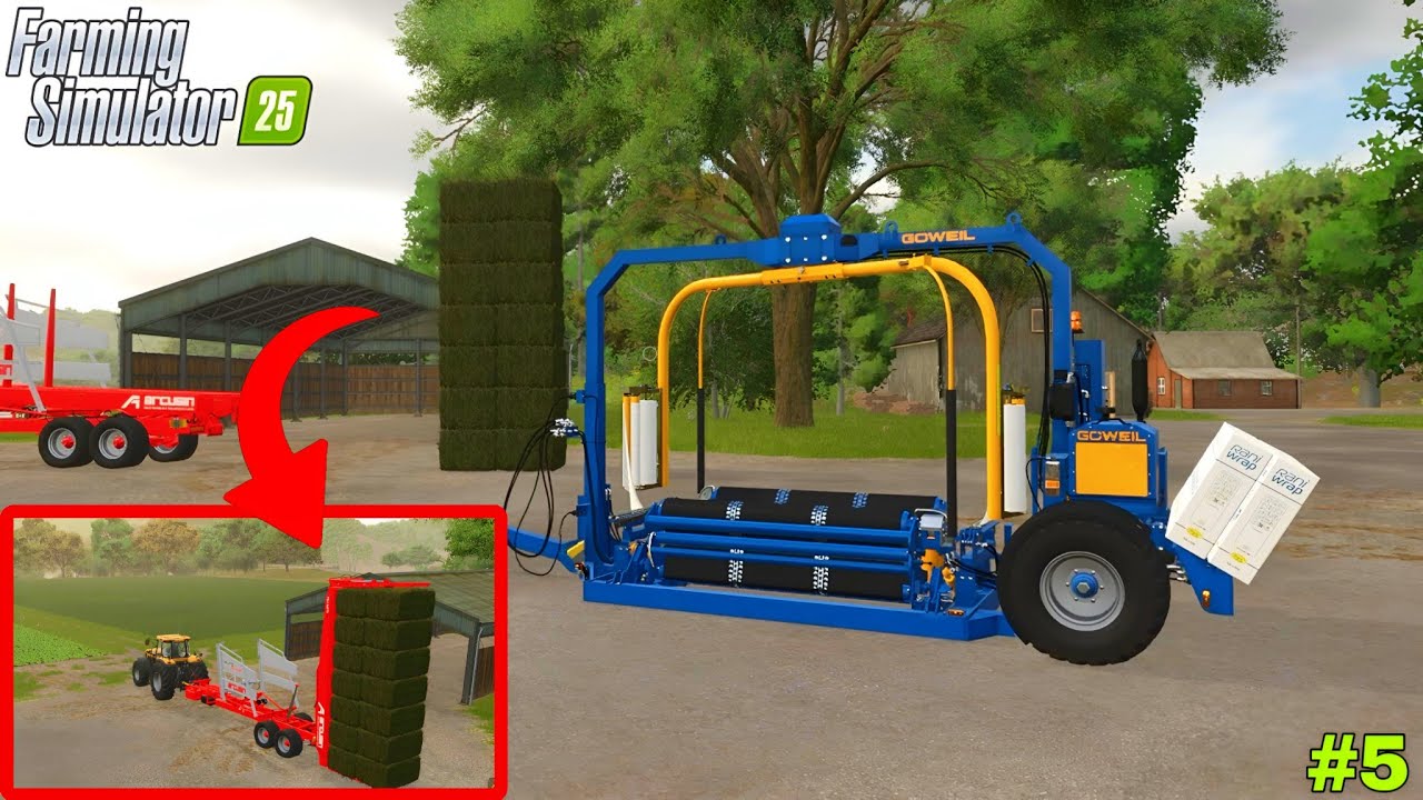 Wrapping Is Too Hard | Farming Simulator 25 Gameplay #5 