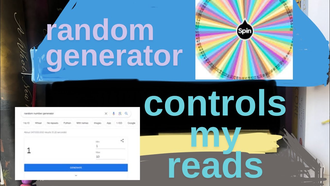 random generator controls my reading for a week - the one where it’s ...