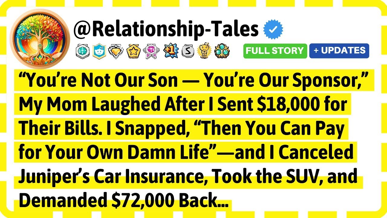 “You’re Not Our Son — You’re Our Sponsor,” My Mom Laughed After I Sent $18,000 for Their Bills. I