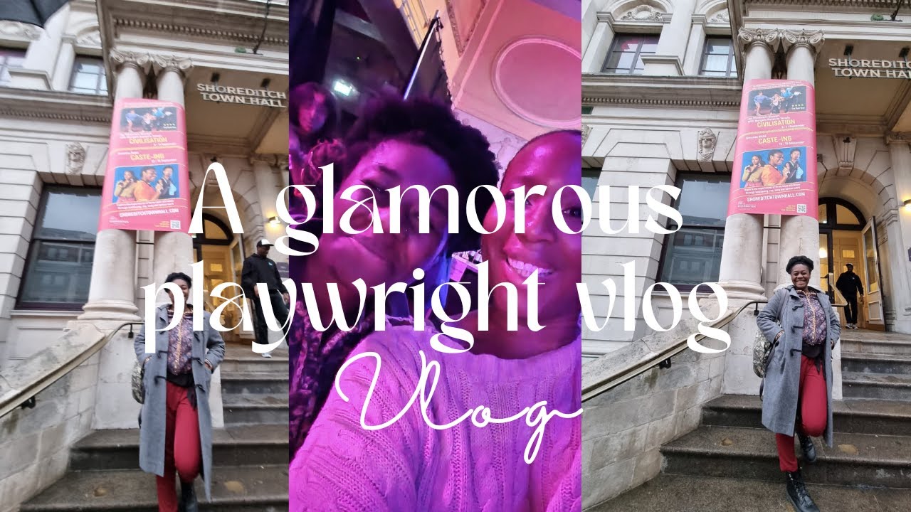being a playwright is glamorous // vlog