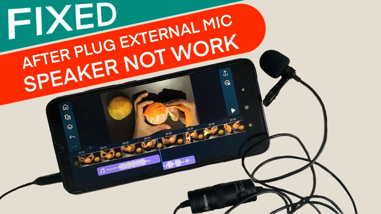 How to Fix After Plugging External (3.5mm Jack) MIC from Android Mobile