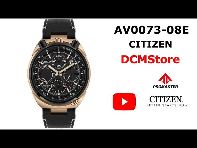AV0073-08E Citizen Promaster Tsuno Bull Head Limited Edition - YouTube