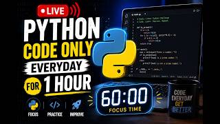 Learn Python LIVE | | Coding Everyday for 1 Hour | | Day - 6