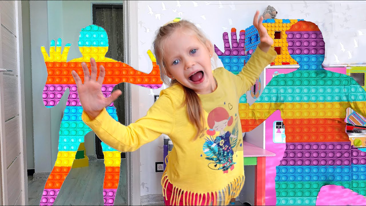 Живой Поп Ит Вернулся - Кто он огромный Человек Pop IT