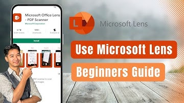 How to Use Microsoft Office Lens PDF Scanner !