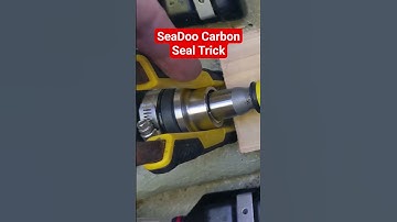 How to remove SeaDoo c-clip on a Carbon Seal #boating #jetski