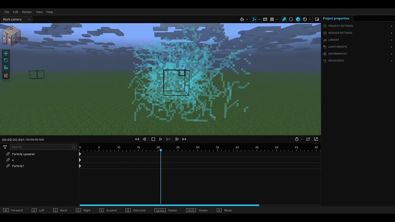 Particle Test Mine imator