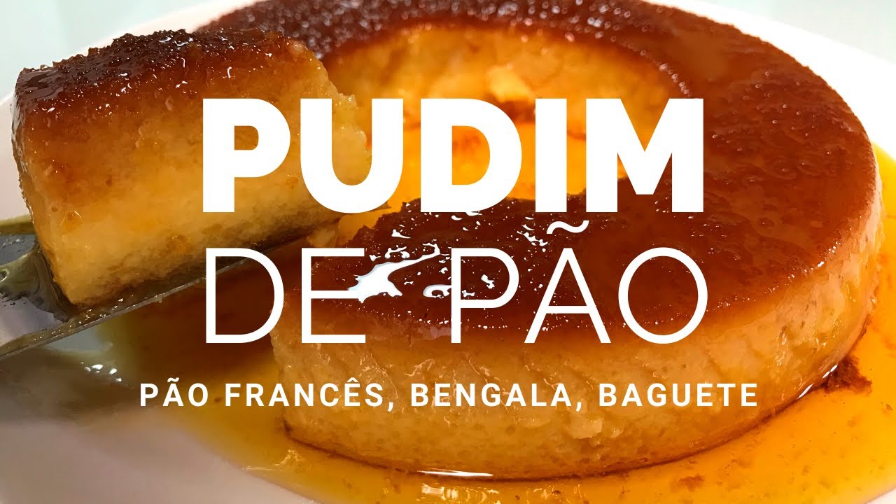 Melhor Receita de Pudim de Pão (NÃO JOGUE MAIS PÃO AMANHECIDO FORA)