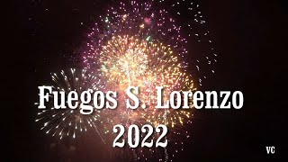 Fuegos de S  Lorenzo 2022 Las Palmas