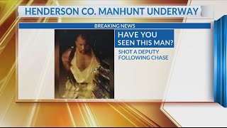 Breaking News: Deputy shot in Henderson County; manhunt underway for gunman
