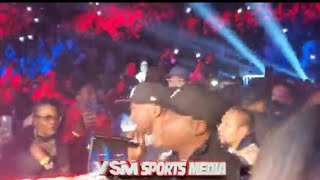 Jamel Herring walks out with Jadakiss Before Shakur Stevenson fight