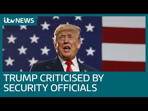 Donald Trump faces backlash from intelligence community | ITV News