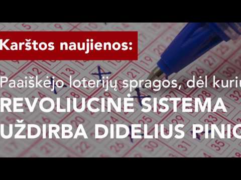 Video: Kaip Pensininkų Pora Apskaičiavo Tikimybę Laimėti Loterijoje Ir Uždirbo 26 Mln