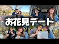 【お花見Vlog】お互いへメッセージ交換したらキュンとしすぎた🌸