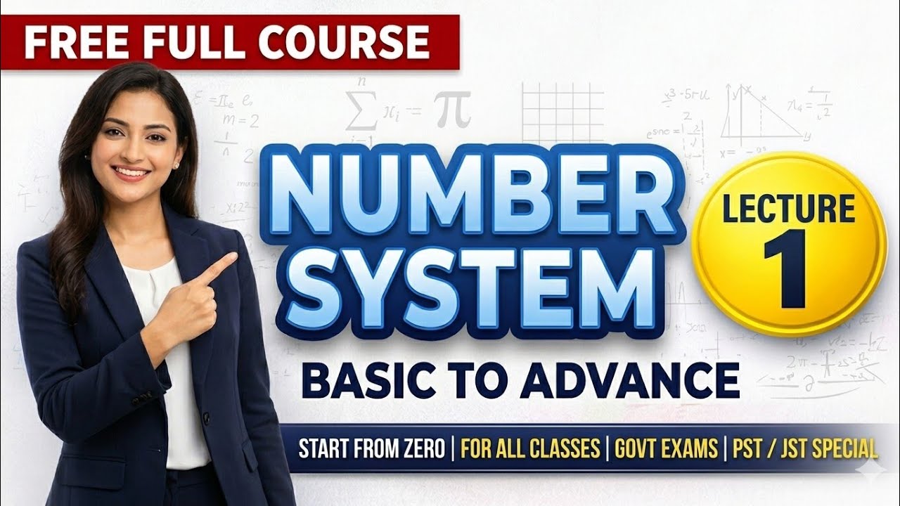 Number System Zero se Hero | Maths Basic to Advance (Lec 1) | All Exams ...