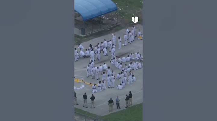 #inmigrantes detenidos en #Florida forman un #SOS