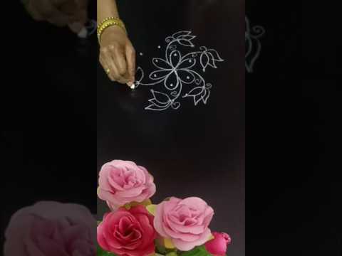 5*3 dots small beginners rangoli designs #easyrangoli#muggulu#kolam#shortsfeed#youtube