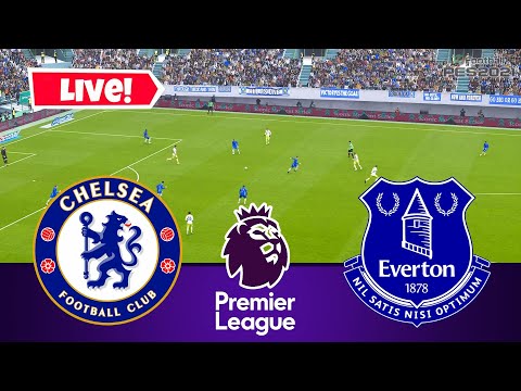 Chelsea vs Everton LIVE | Premier League 2023 Match | Watch Along &amp; PES 21 Gameplay