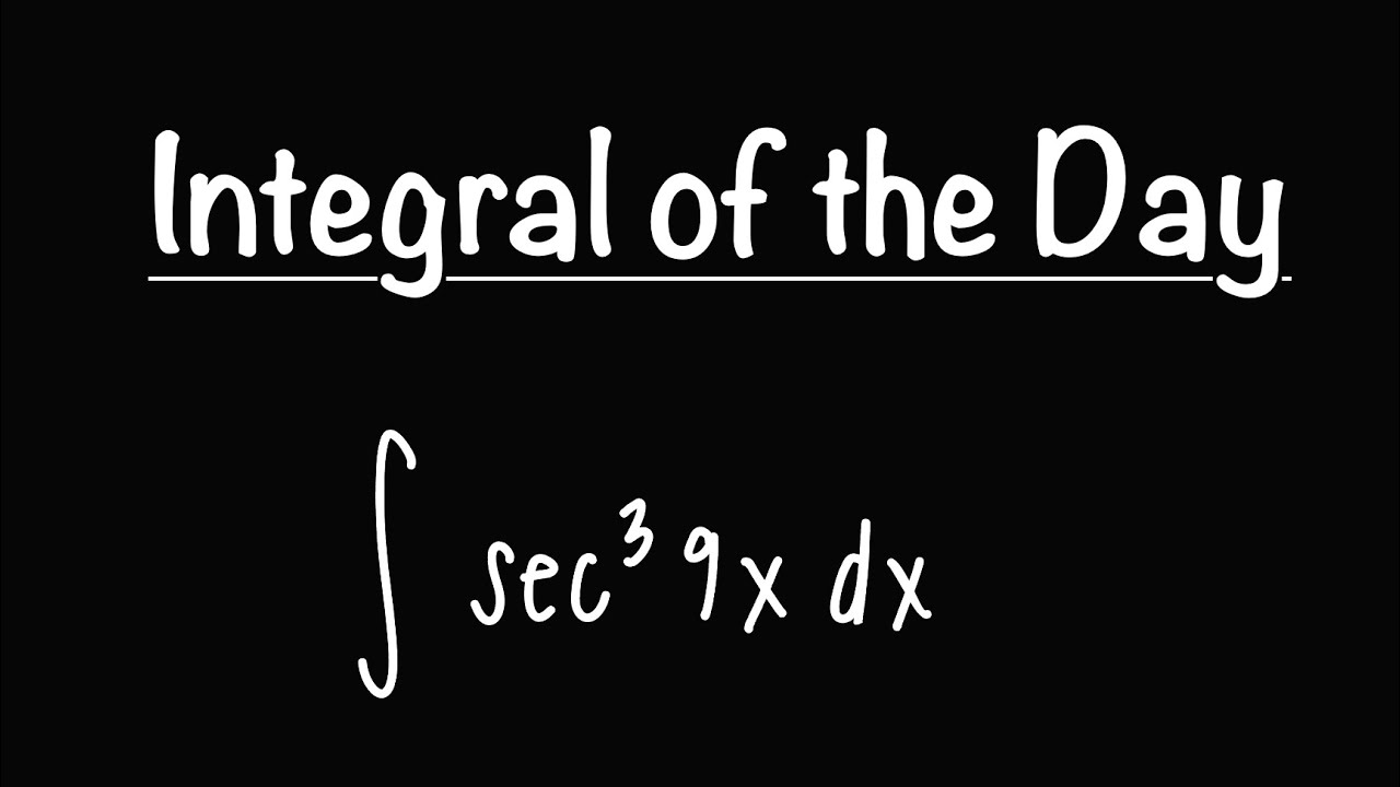 Integral Of The Day 5 16 23 Calculus 2 Trig Integral secx 3 integral-from-0-to-pi-2-of-ln-secx-tanx-youtube