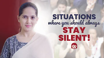 Situations Where You Should Always Stay Silent | Jaya Kishori | Motivational Video