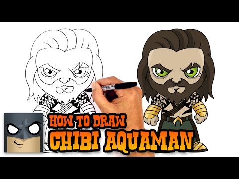 How To Draw Aquaman Justice League 