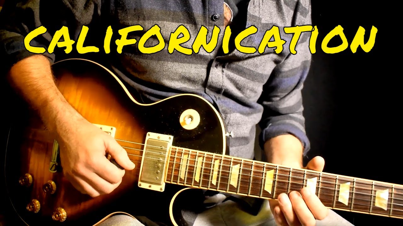 Red Hot Chili Peppers Californication solo cover YouTube