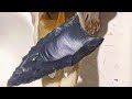 Normanskill chert, finding, Knapping, atlatl test and discussion (flint Knapping)