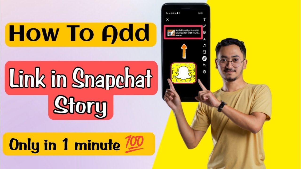 How To Add Link In Snapchat Story How To Add URL Link Your Snapchat