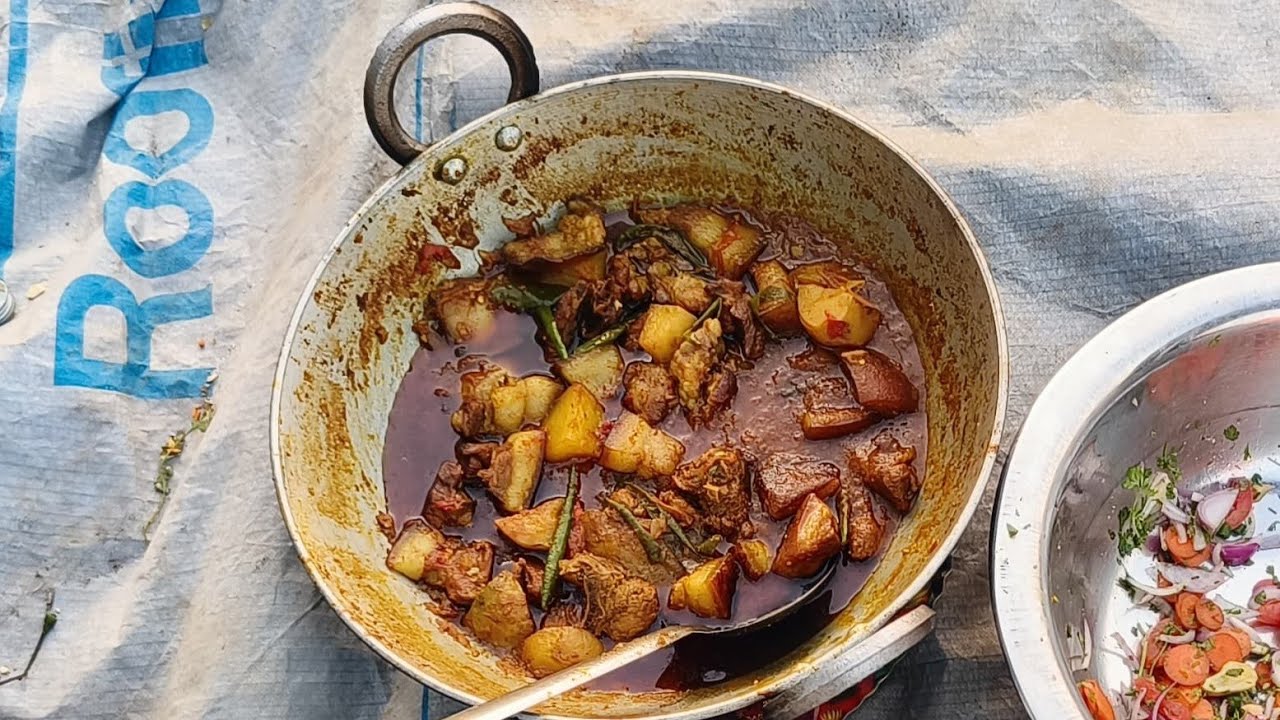 Xaak Pork With Lai Xaak | Pork With Mustard Leaves | Pork Recipe - YouTube