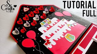 Happy birthday card 🎂 handmade full video tutorial | easy handmade greeting card ideas | S Crafts