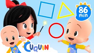 Cuquin's magic cube of shapes and more 🔺🟢 Educational videos & cartoons for babies
