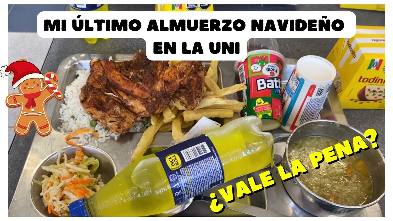 ALMUERZO NAVIDEÑO EN LA UNI 🎄 23-2 - YouTube