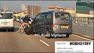 5may2026 bartley road #GBH2159Y nissan nv200 changing lane without due care or signal 5may2026 bartley road #GBH2159Y nissan nv200 changing lane without due care or signal