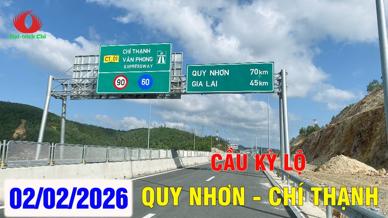 HIỆN TRẠNG CAO TỐC PHÚ YÊN NGÀY 02/02/2026 | TỪ NÚT GIAO CHÍ THẠNH - CẦU KỲ LỘ - XÃ AN DÂN