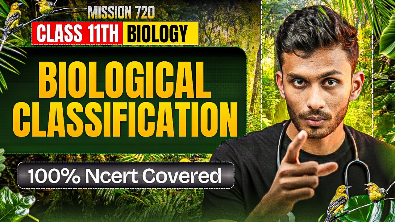 Biological classification ONE SHOT | FULL DETAIL with PYQ Tagged | Class 12th NEET