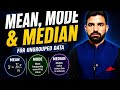 Mean mode and median  for ungroup data for students and teachers in easy way check it 